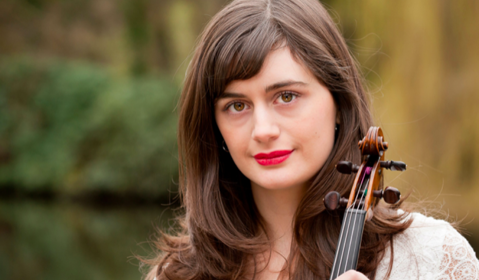 World renowned violinist, Sophie Rosa, will perform at an ABF Soldiers’ Charity concert at Exeter Cathedral in June to commemorate the 100th anniversary of the end of the First World War. Photo Credit: Helen Rae