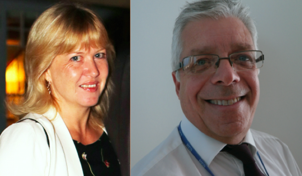 Professor Sian Ellard and Steve Hudson