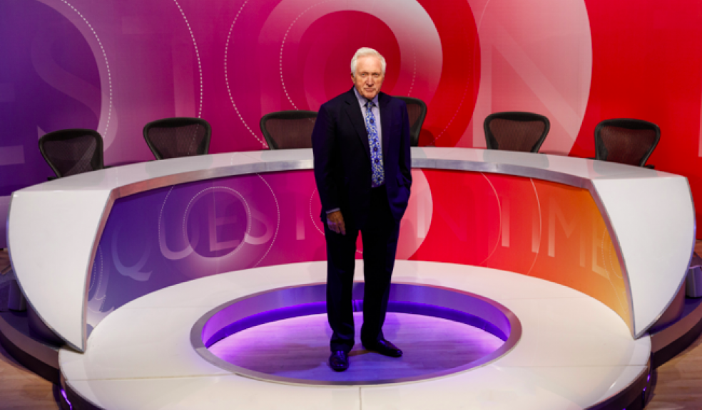 David Dimbleby. Photo: BBC Question Time.