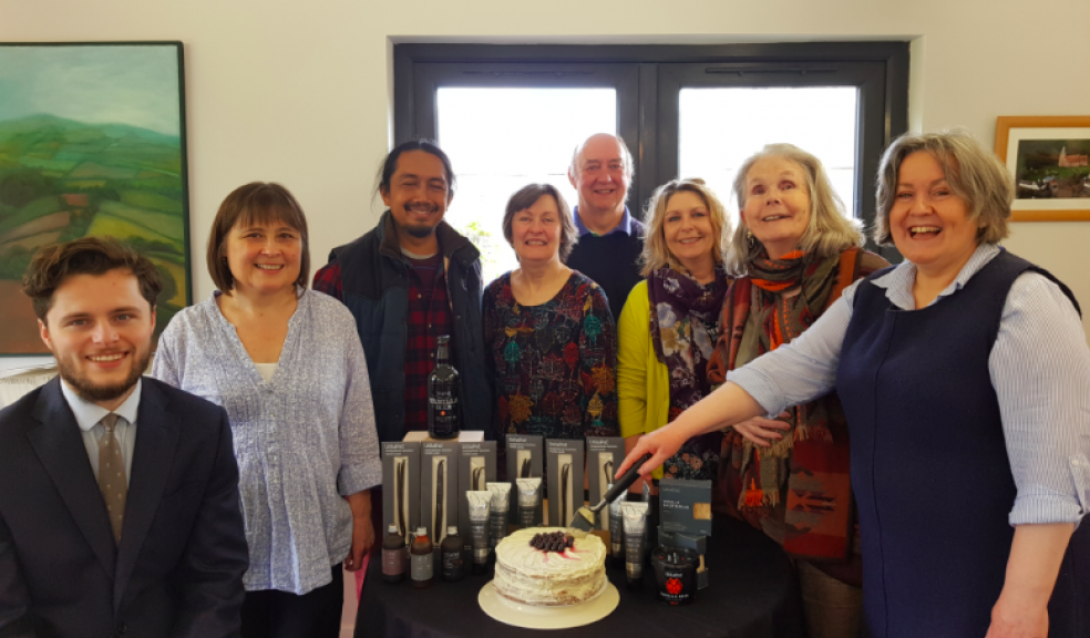 The Littlepod team celebrating winning the Queen's Enterprise Award for Sustainable Development