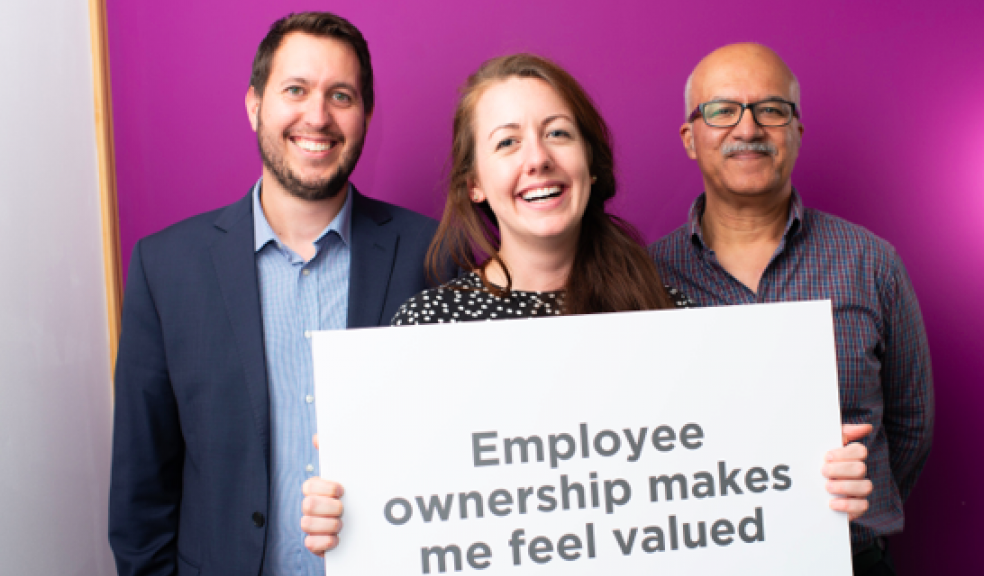 Chris Morse, Lydia Dismore and Carlos Barreto, three of Stephens Scown’s employee owners
