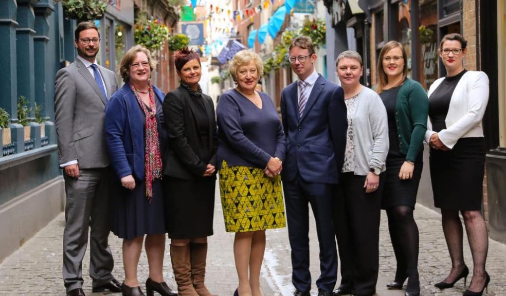 L-R: br George Demirev,  Ailsa Tatton – Shell,  Wendy Harris,  Janet Milton,  Richard James,  Sharon Ruskin, January Roberts and  Eleanor Chew 