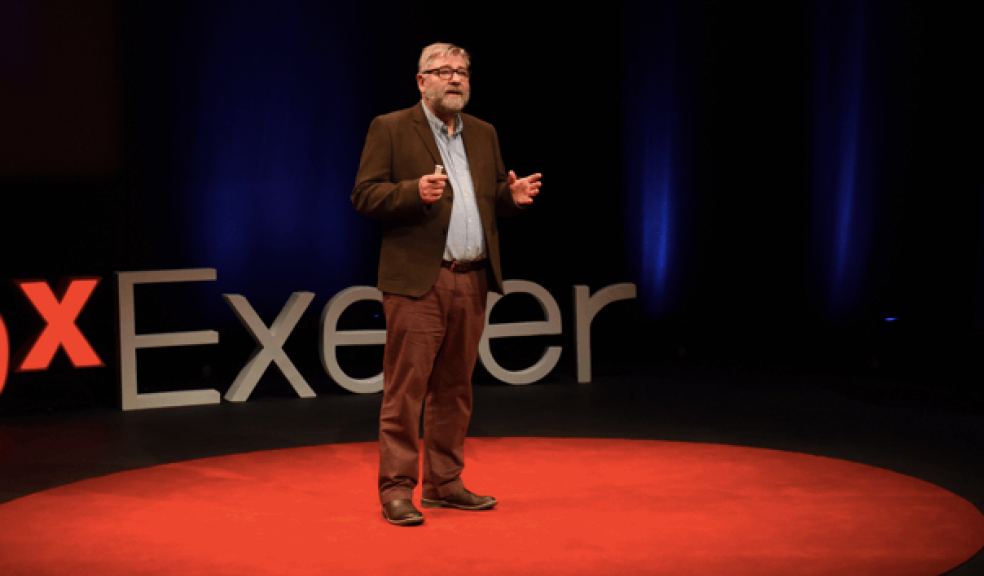 Alan Crickmore speaking at the 2018 event