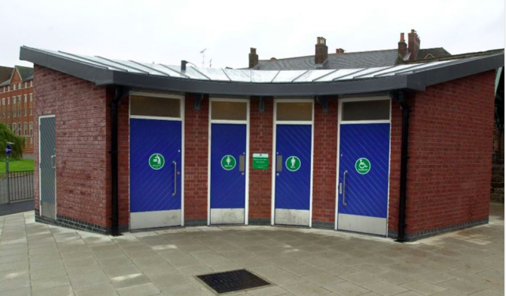 Blackboy Road toilets, which have been the subject of drug taking and anti-social behaviour over the years