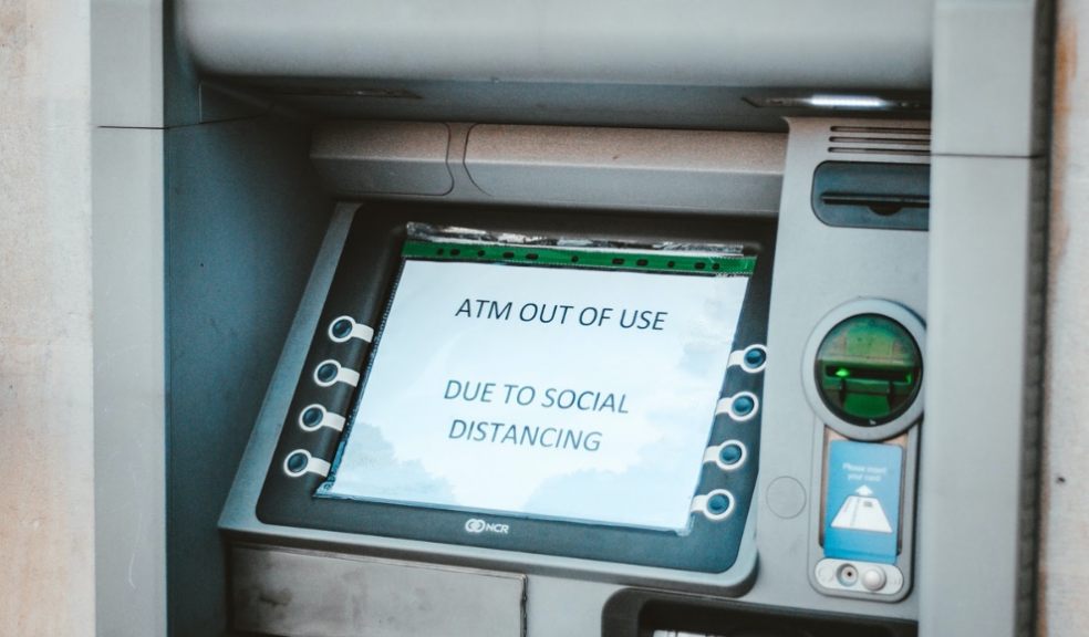 Cashless society: Exeter is one of the UK cities to lose a high number of high-street ATMs during COVID-19
