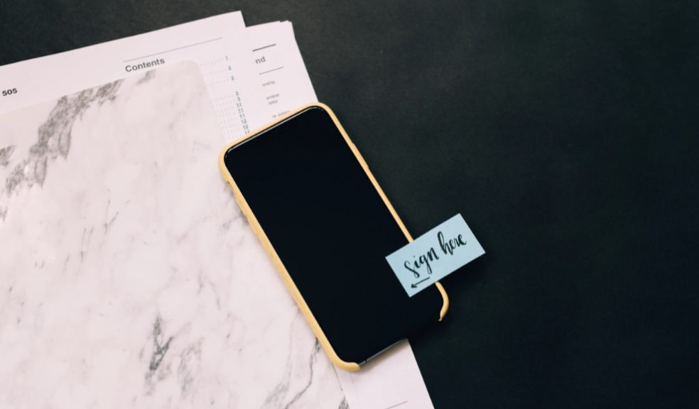 E-signature through Mobile Device
