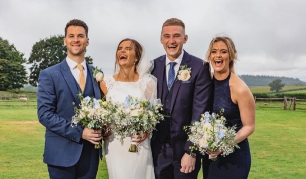 Katie's Wedding in 2021. Image: Devon Air Ambulance.