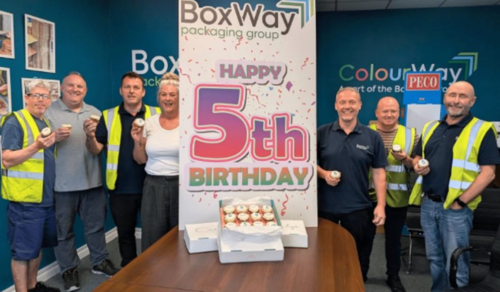 Photo caption: The Exeter team from left to right: Simon Gillard - Designer, Mike Lake - Designer, Gabriel Ciubotariu - Production Manager, Tracey Woodford - Sales Co-Ordinator, Martin Bowden - Group Commercial Manager, Billy Pitts - QHSE Manager, Mark Mumford - Production Planning and Logistics Manager.