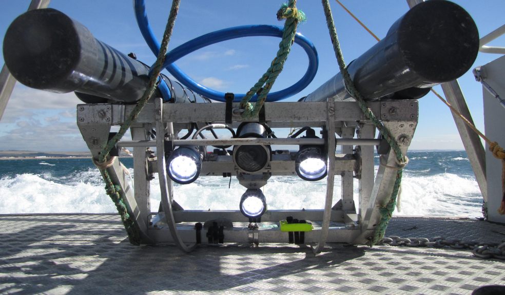 The camera equipment used to film the seabed.