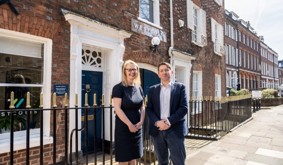 Shona Godefroy, managing partner of Westcotts with new director Matt Melksham