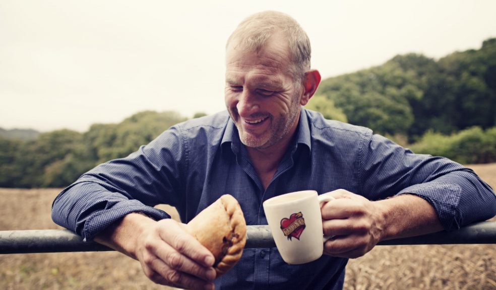 Simon of Chunk with an award winning pasty!