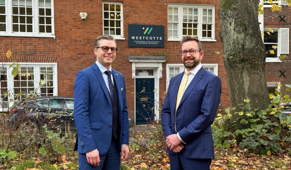 Simon Valentine Marsh (left) and Iain Andrews from Westcotts
