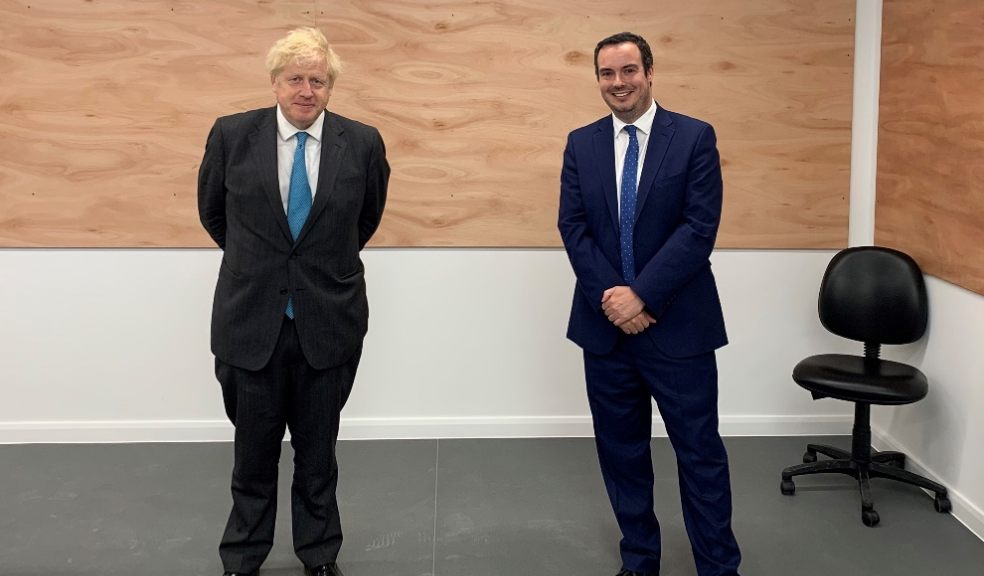 Simon Jupp MP with PM Boris Johnson