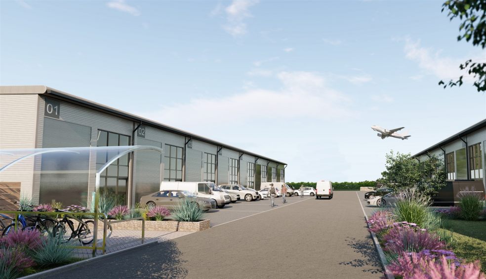 CGI of commercial units