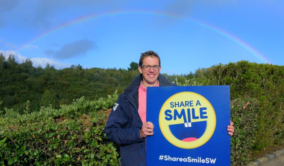 Tom Roach, partner at PKF Francis Clark, launching the Share a Smile campaign. Photo: Toby Weller. Share a Smile