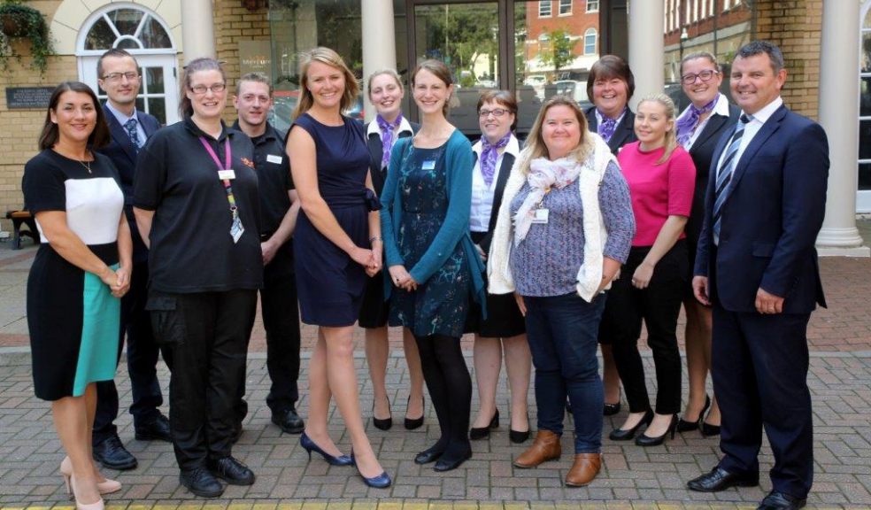 Southgate team with representatives from Headway, ELF, St Loye’s and BCHA. Photo: Richard Austin