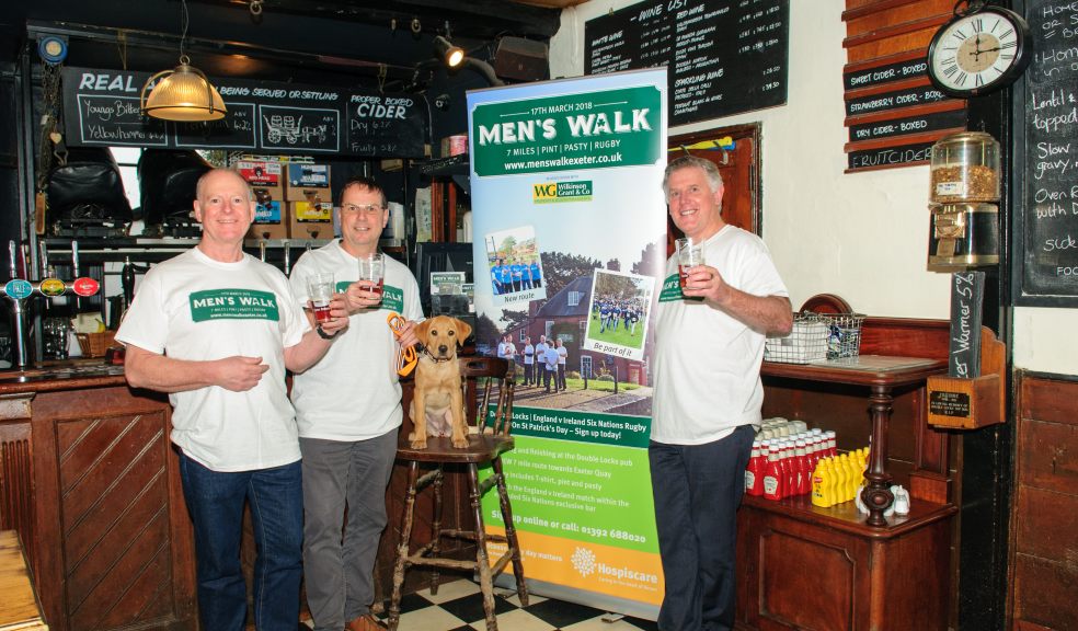 Sponsors gather at the Double Locks