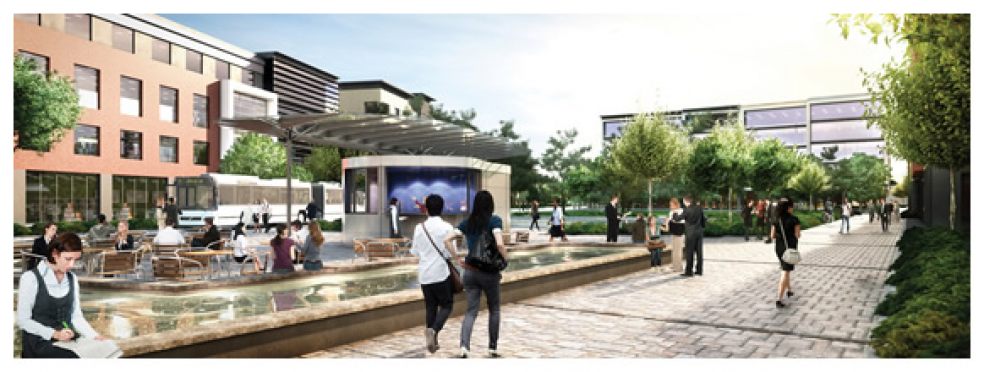 Artist's impression of the new Exeter Skypark