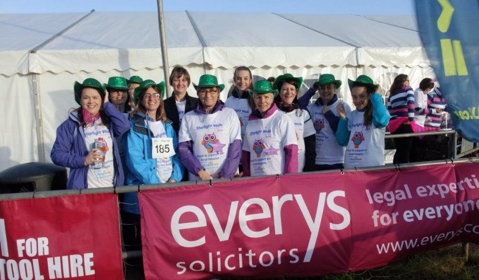 The Everys team at the Starlight Walk