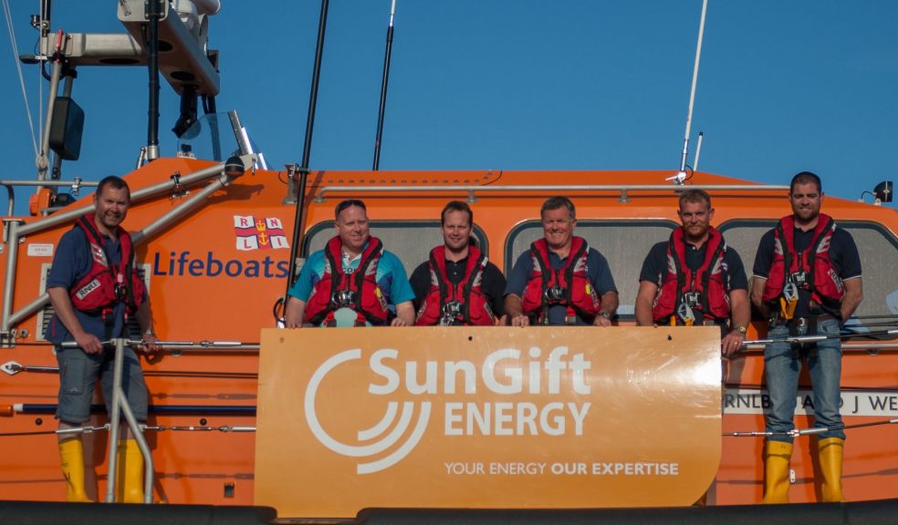 RNLI crew on the new Shannon-class lifeboat
