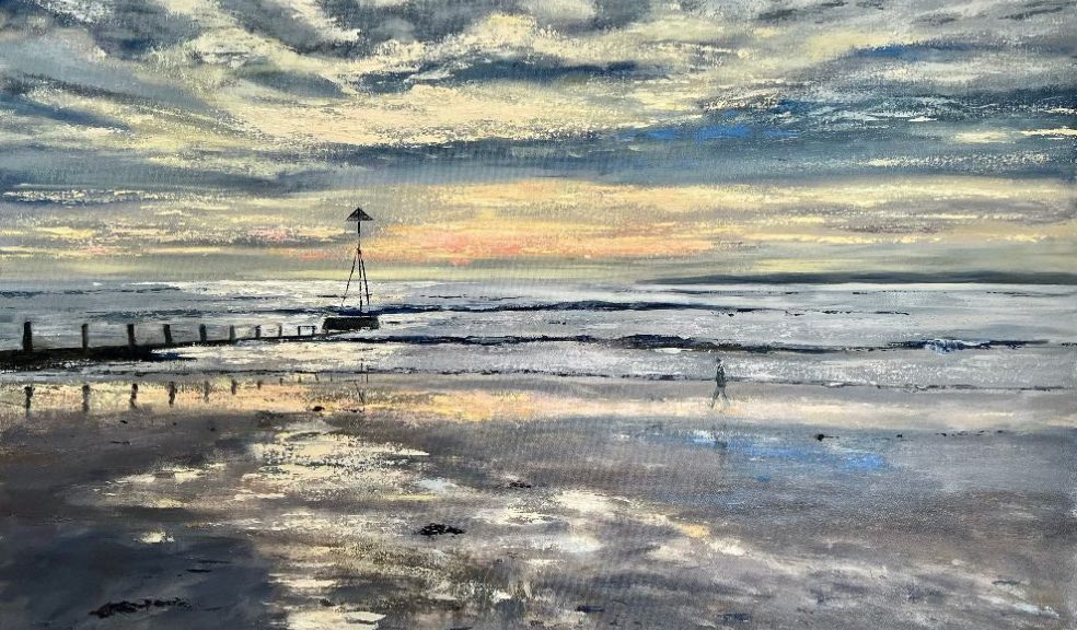 Sunset at Exmouth oil