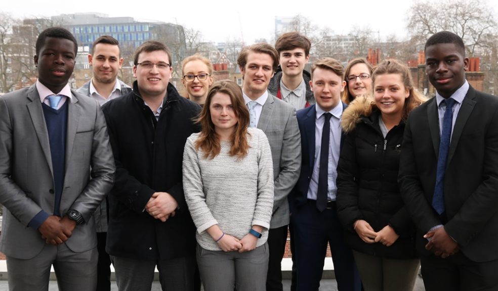 Sweett Group’s apprentices.