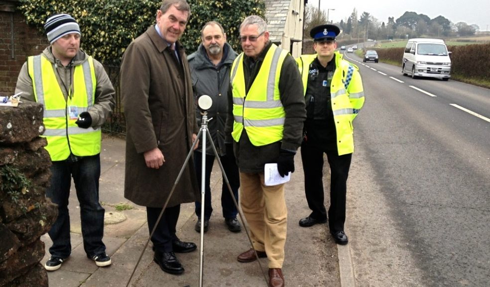 With speed watch team in Broadclyst