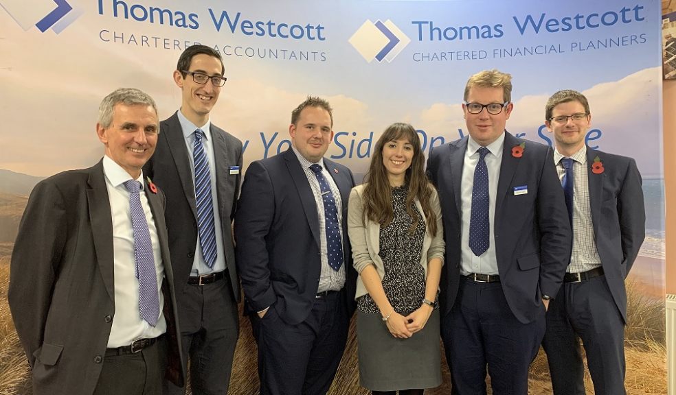 Steve Cresswell (left) with other members of the Thomas Westcott Charities and Not for Profit team