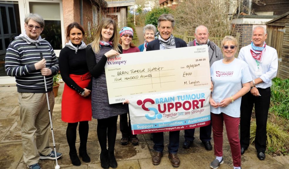 Taylor Wimpey Exeter and Exeter MP Ben Bradshaw meet Brain Tumour Support in Exeter