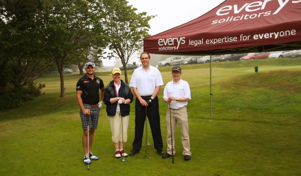One of the Everys teams with Exeter Chiefs player Phil Dollman