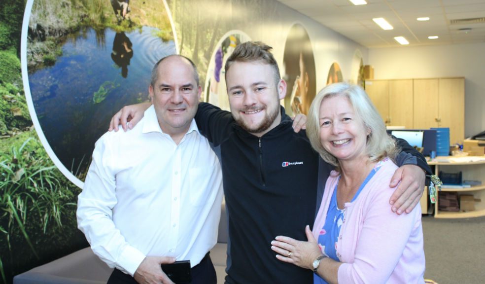 Mr and Mrs Davies with Luke Davies