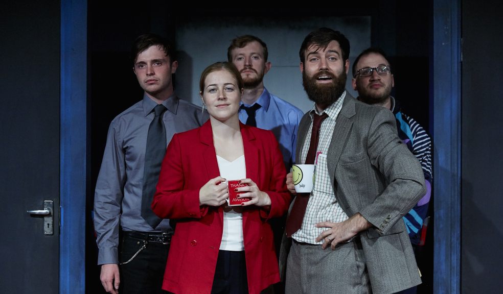 The cast of The Wardrobe Ensembles Education Education Education at Pleasance Edinburgh Fringe_Credit The Other Richard