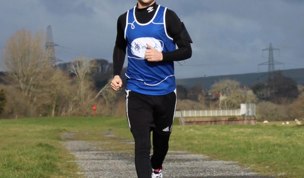 Thomas James training for the London Marathon