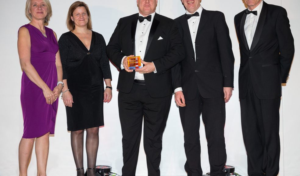 Tickety-Boo owner Stuart Phillips and head chef Dave Goldthorpe collecting the award