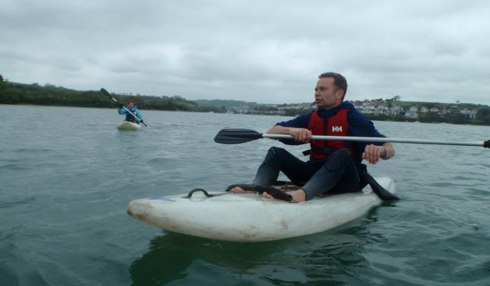 Tim Colebrook in training