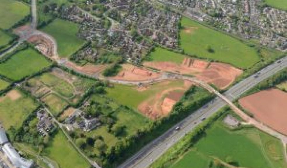 Tithebarn Link Road, courtesy of Devon County Council