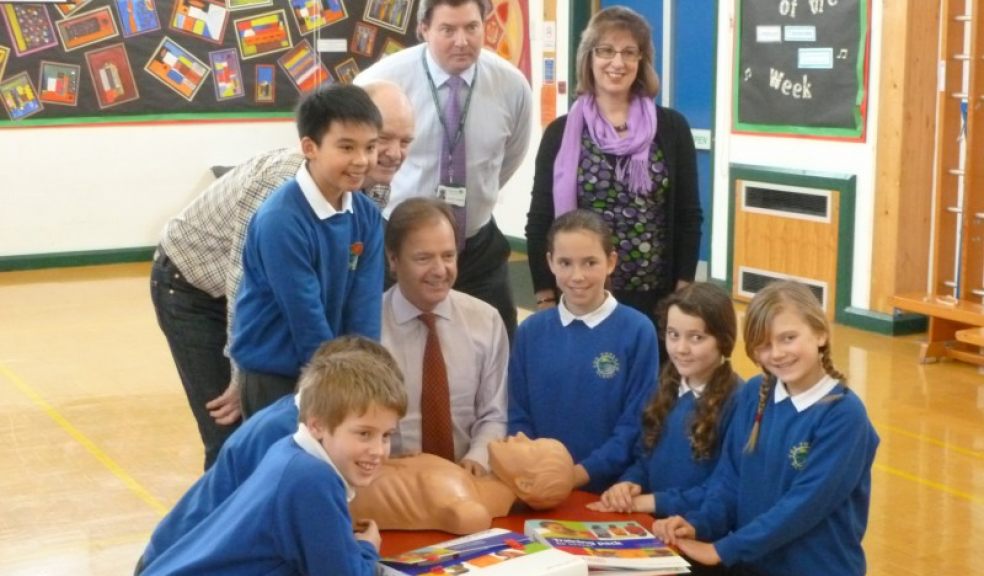 Topsham School gets a ‘Heartstart’ on livesaving skills