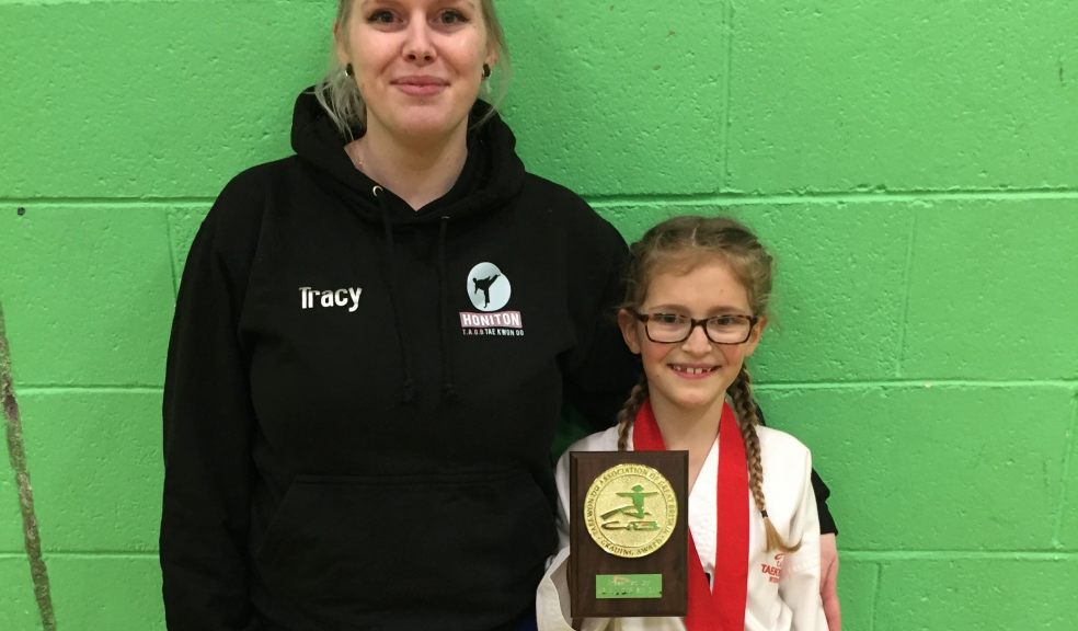 Instructor Tracy Kirby with Roxy Spiller