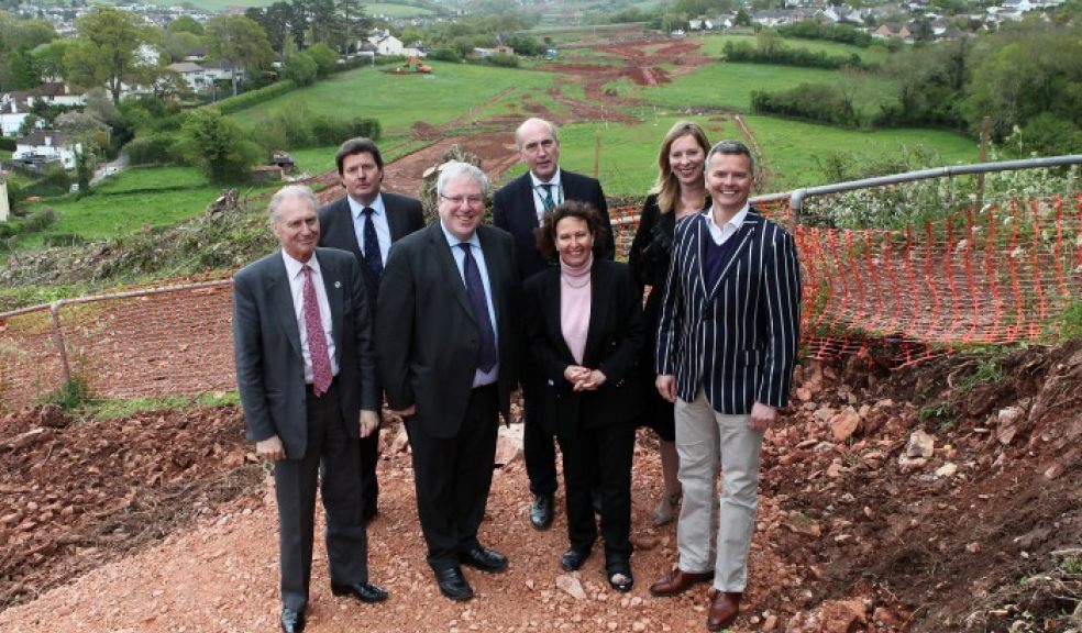 Transport Secretary Patrick McLoughlin at South Devon Link Road