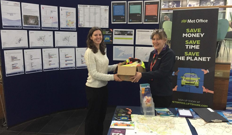 The Met Office recently received one of the boxes while hosting a Travel Devon event.