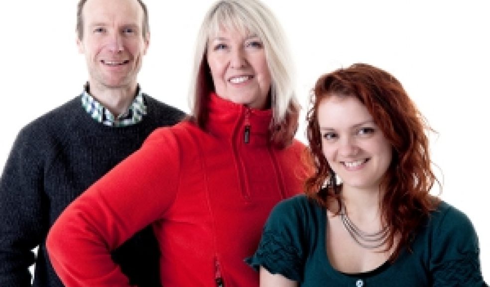 Maddy Prior (centre) in concert with Giles Lewin and Hannah James