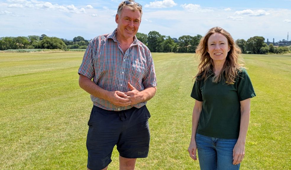 Richard Hockley and Steff Dennis from HCT Turf Richard Hockley and Steff Dennis from HCT Turf
