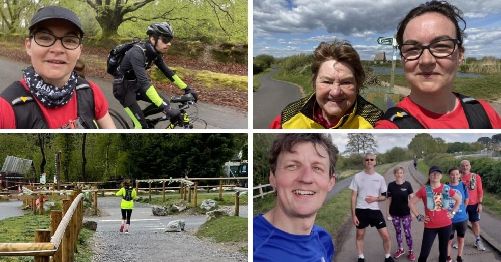 Exeter woman's trio of challenges raises £1,300 for Devon Freewheelers