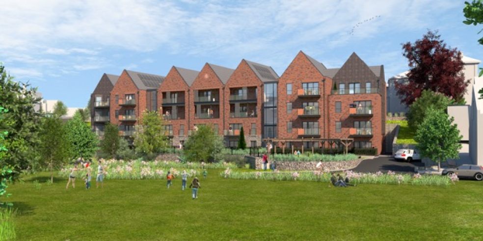 How the new development will look form Bull Meadow Park