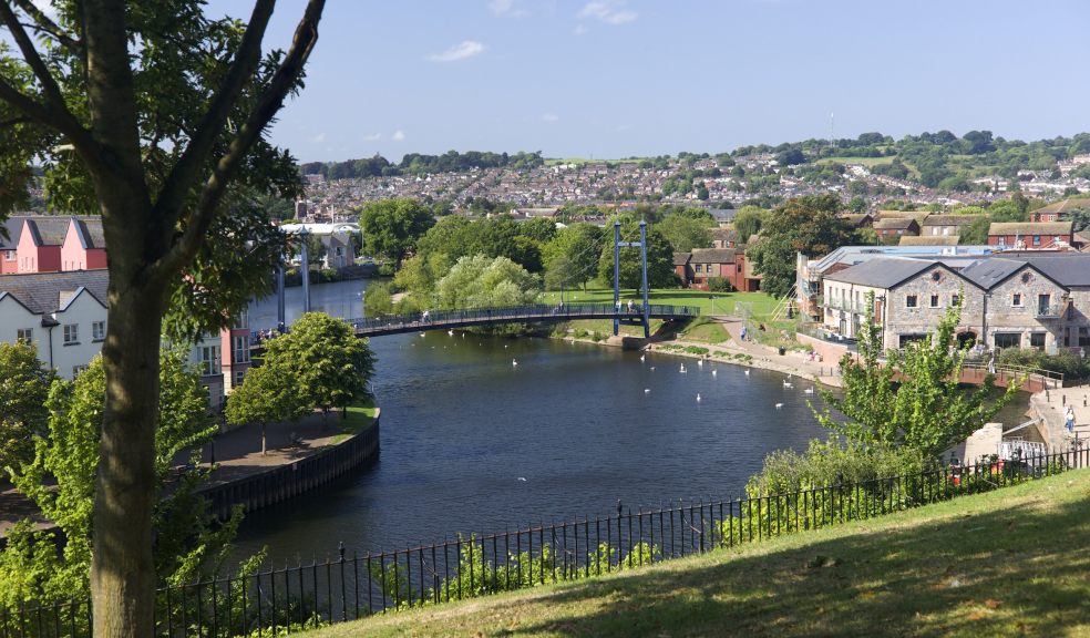 View of Exeter Quay from Colleton Crescent by Rob Cousins