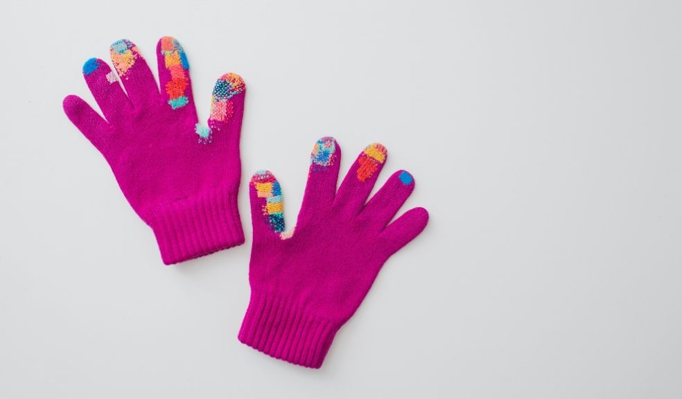 Visibly mended gloves by Flora Collingwood-Norris. Photo: Rose Julien Ltd.