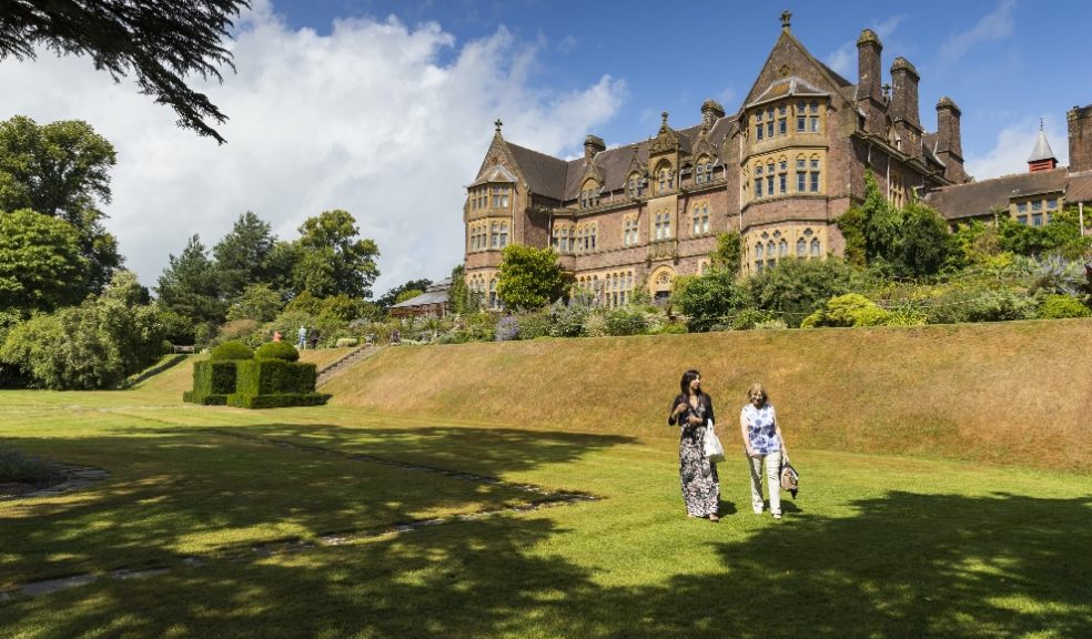 Visitors exploring the garden at Knightshayes, Devon. Credit National Trust Images Chris Lacey