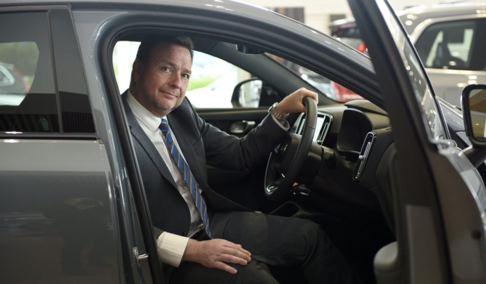 Matt Thresher Group Corporate & Fleet Manager in the Exeter showroom