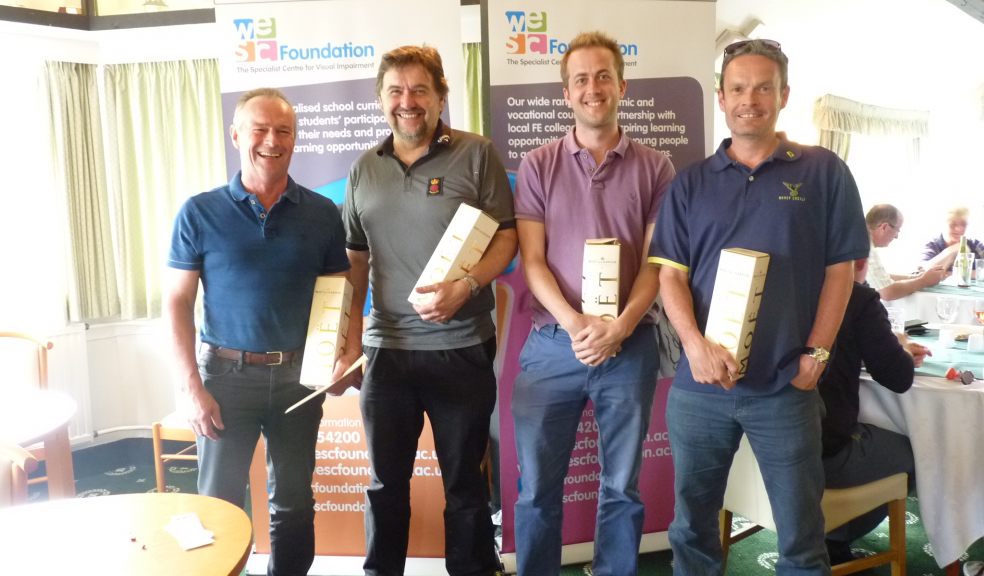 RWP Partnership and LHC Architects - Winning Team at WESC Foundation Golf Day: Malcolm White & Nick Brissenden - RWP Partnership and Lloyd Brewer & Steve Tapp – LHC Architects