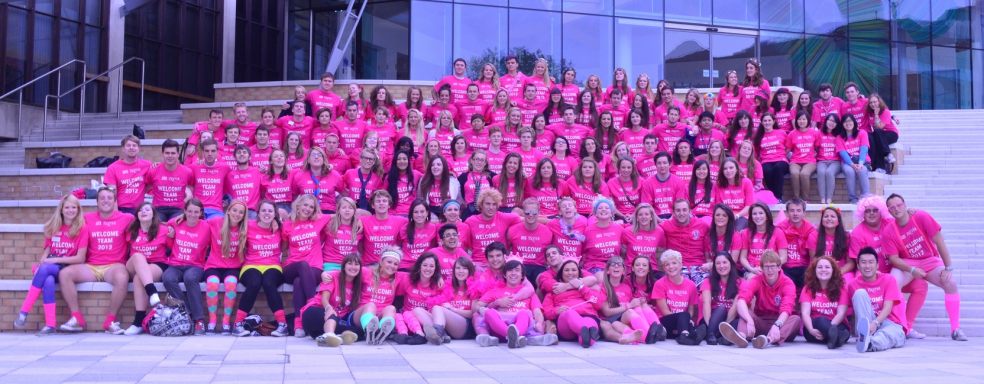 Welcome Team student volunteers